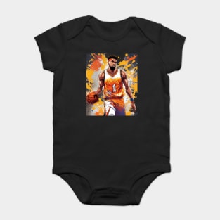 baskeball match Baby Bodysuit